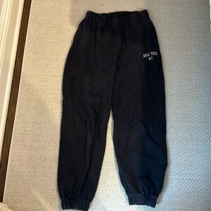 NAVY blue New York Brandy Sweatpants